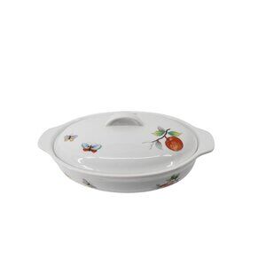 Andrea by Sadek Fruit Oven to Table Casserole Dish 7235 Vintage 93830